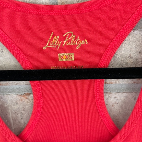 Lilly Pulitzer Vibrant Red Tank Top - Picture 3 of 6